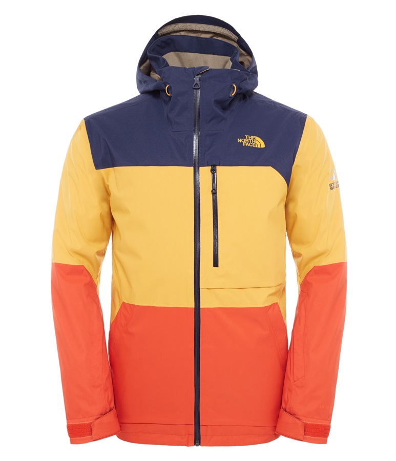 The North Face Sickline Insulated Ski/Snowboard Jacket, XL, Orange